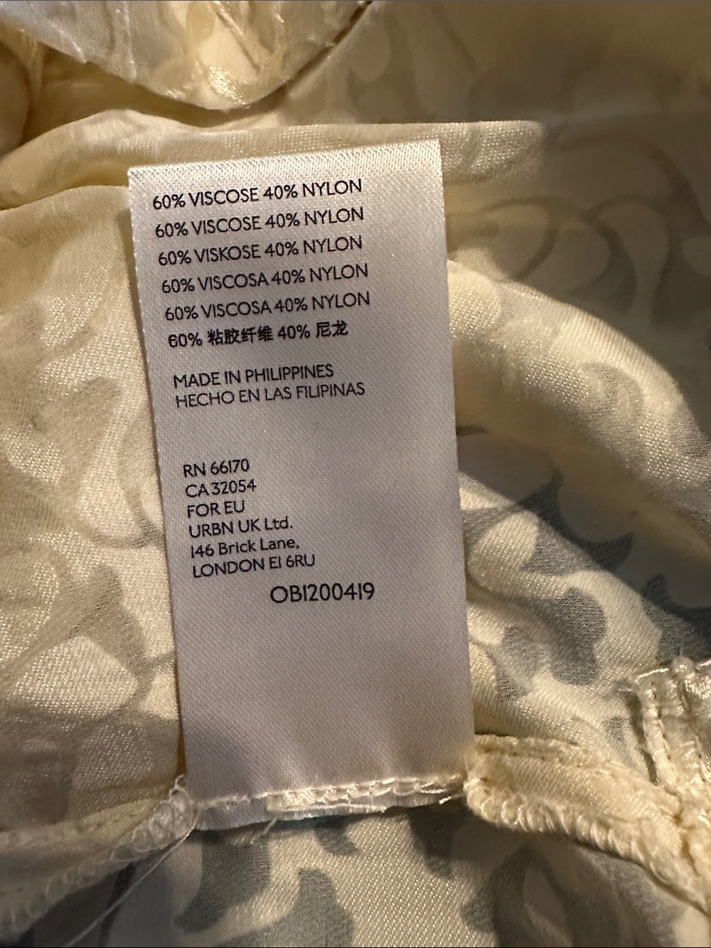 Anthropologie Ivory Lace Button-Front Blouse - Picture 9 of 9